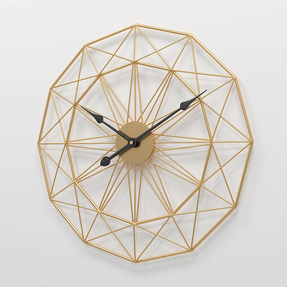 metal Retro style metal Wall Clock