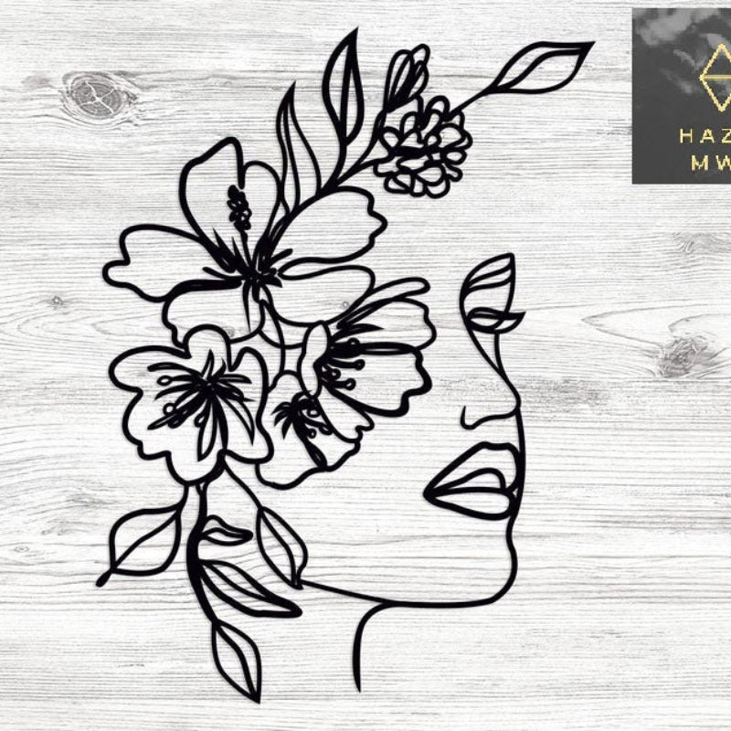 metal Wall-mounted Beauty Art