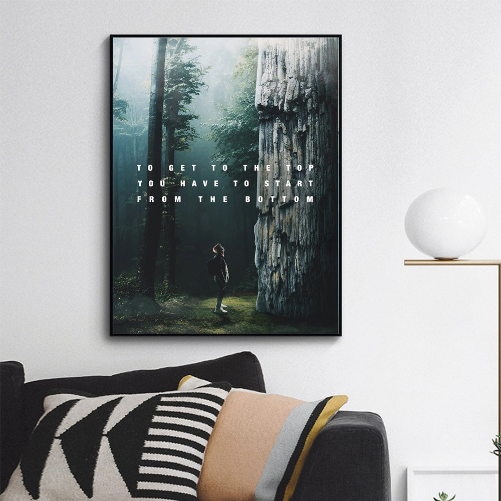 Inspirational Quote , canvas wall art