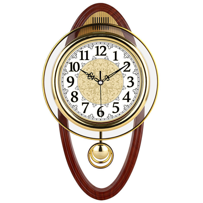 Vintage Swing  style Silent Wall Clock