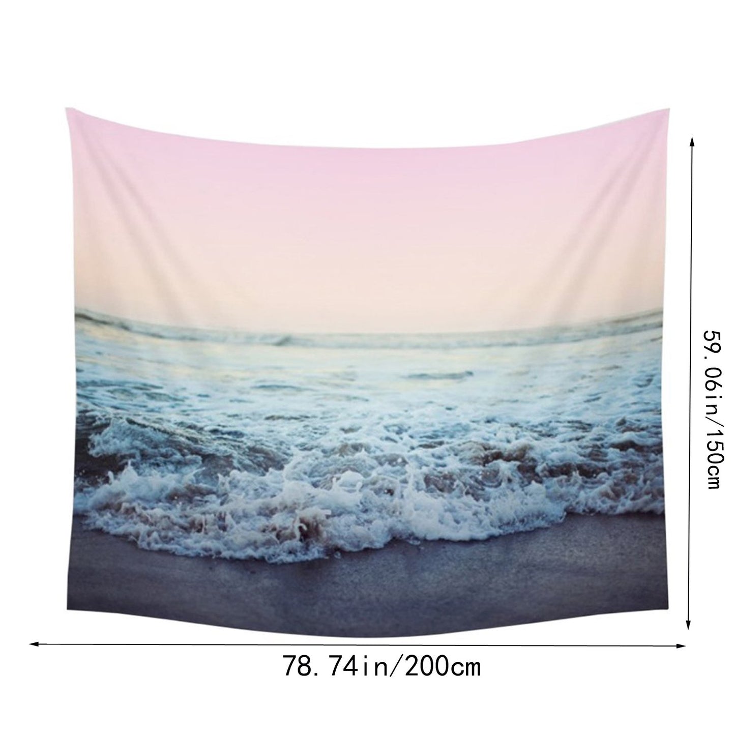 Sea and sunset wall decor hanging