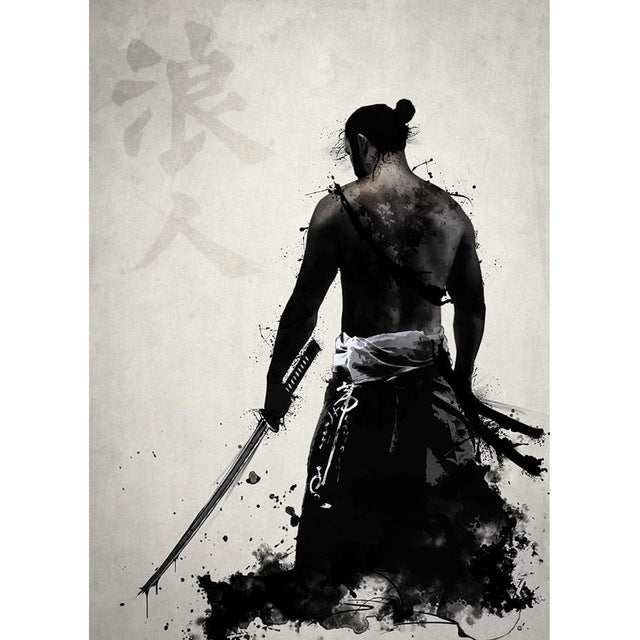 Japanese Samurai Canvas wall art