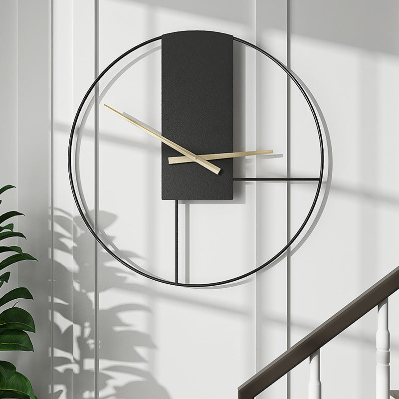 Wall Clock Wrought Iron