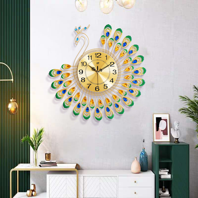 Peacock luxury Wall Clock