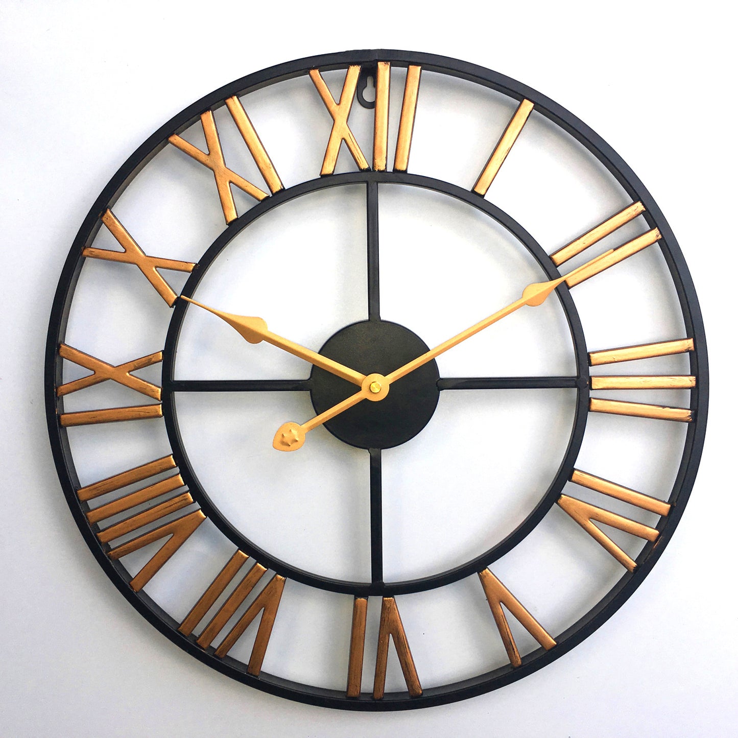 Retro Wrought Iron wall Clock , decor