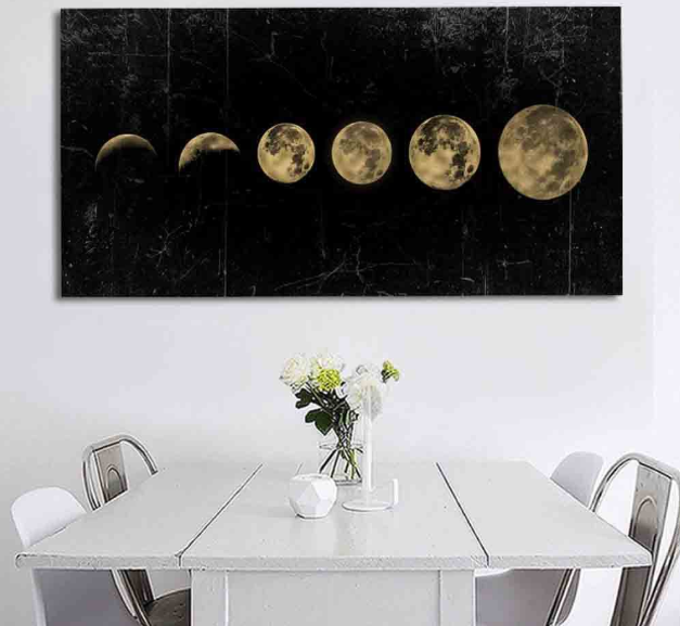 Lunar Eclipse  canvas Wall Art