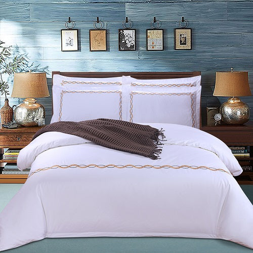 Luxury Four-piece cotton bedding set