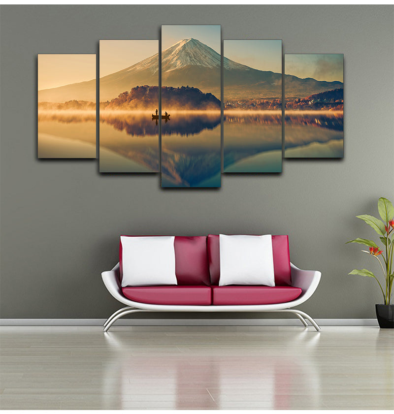 Lake View Mountain Landscape ,canvas wall art