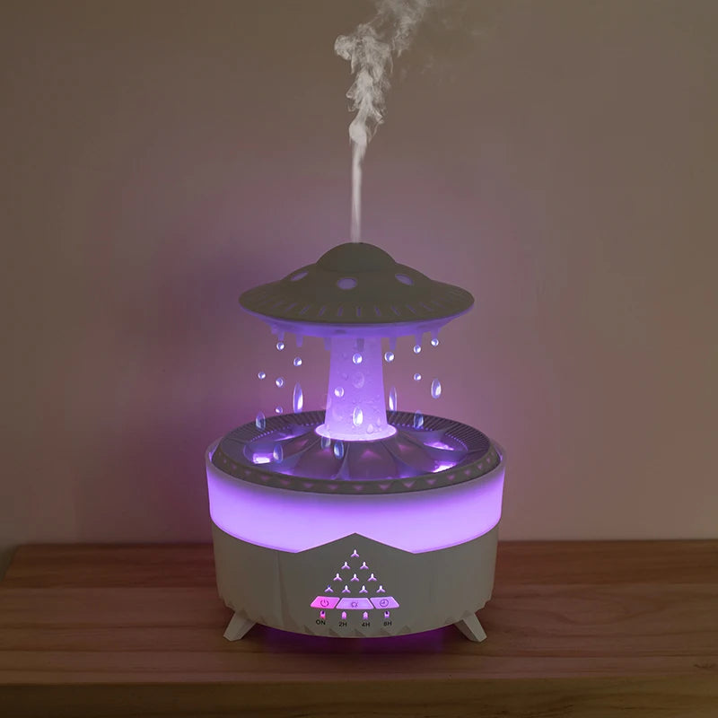 UFO Raindrop Humidifier Water Drop Air Humidifier USB Aromatherapy