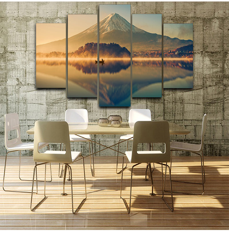 Lake View Mountain Landscape ,canvas wall art