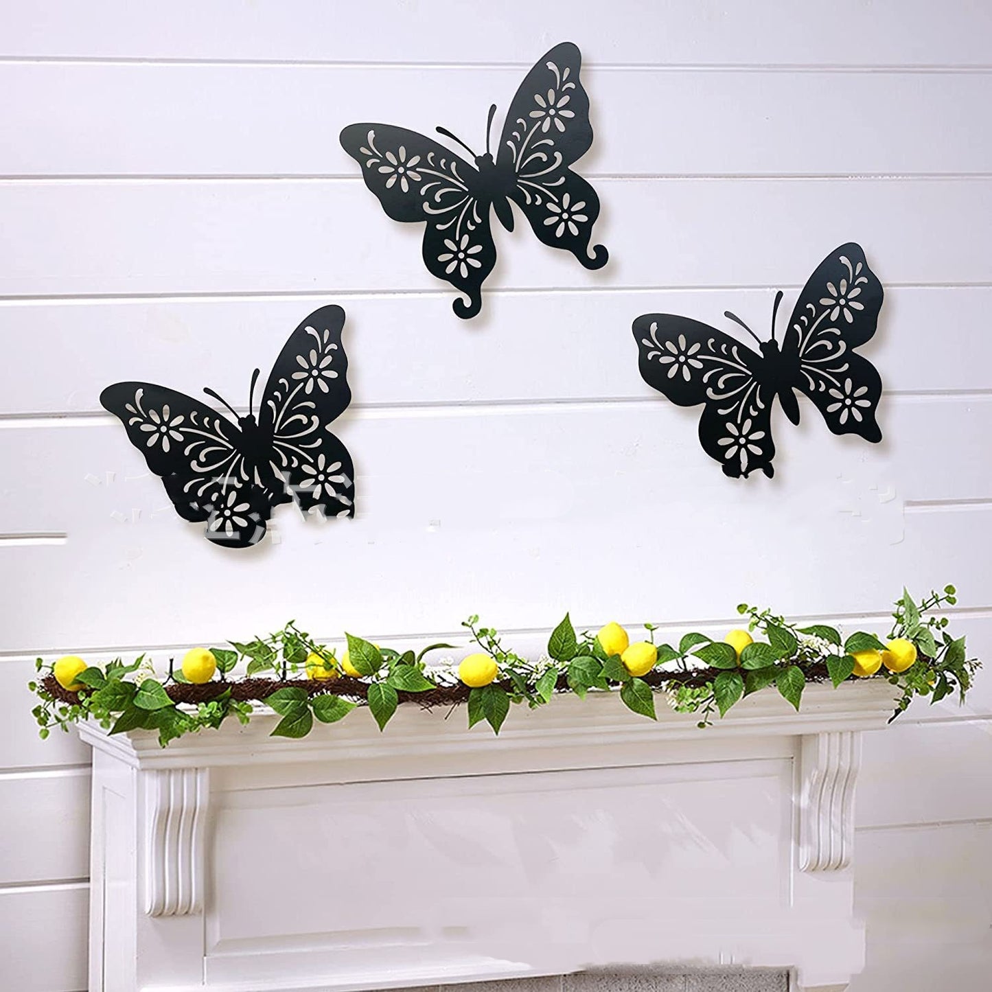 Metal Butterfly Wall Art Decoration