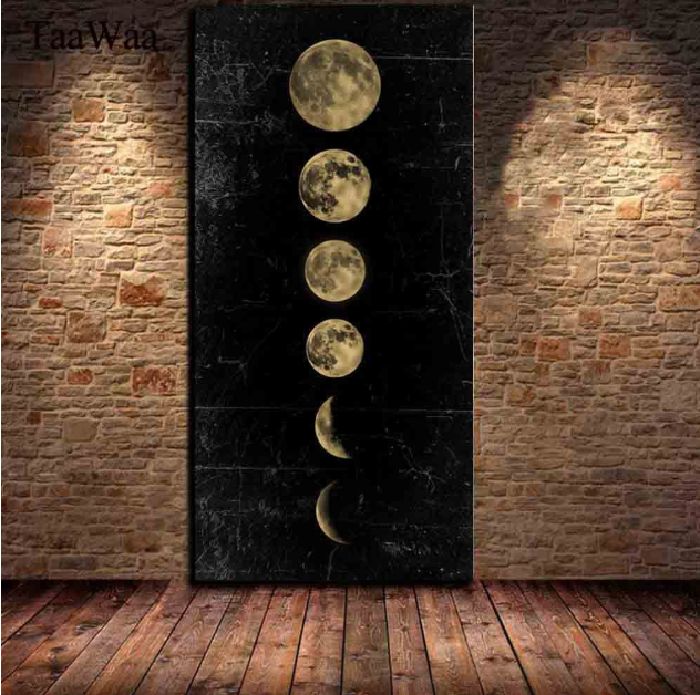 Lunar Eclipse  canvas Wall Art