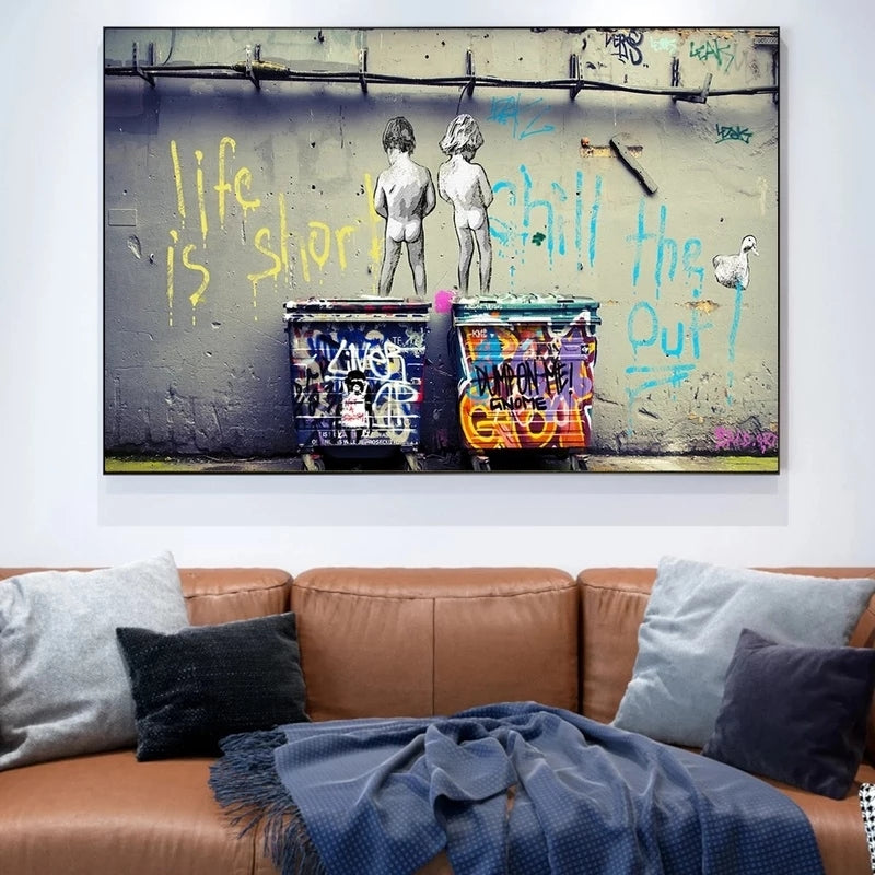 Canvas Painting Graffiti Street Art