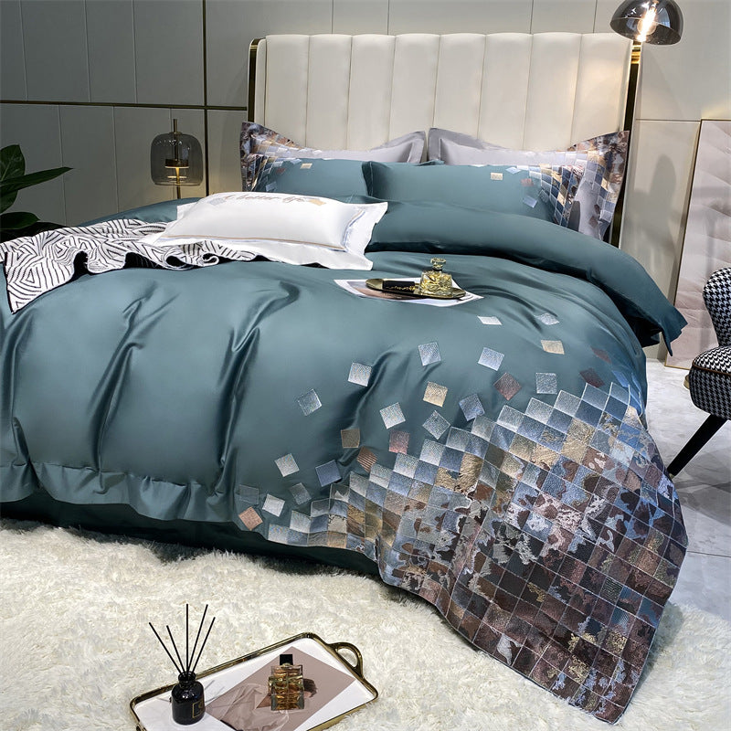 Light Luxury Style Home Textile Four-piece Cotton Bedding