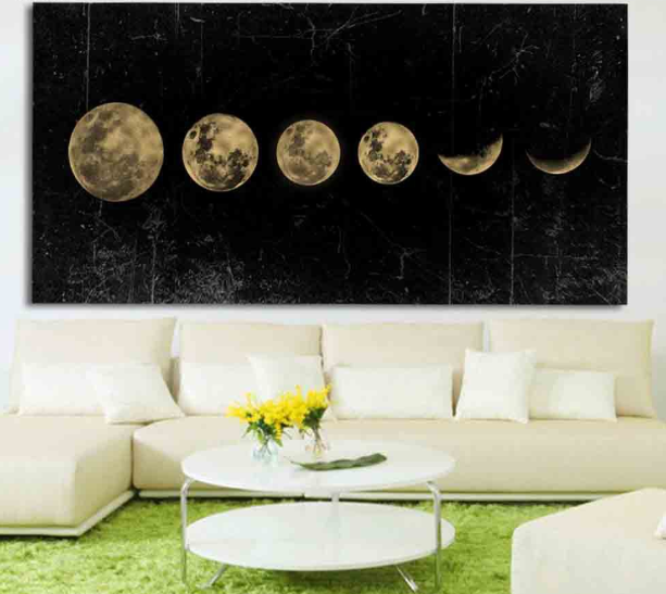 Lunar Eclipse  canvas Wall Art