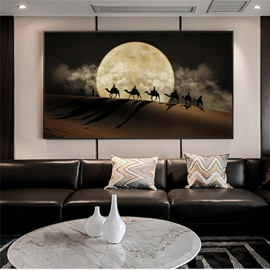 Desert Moon Night  canvas Wall Art