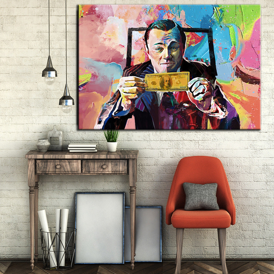 wolf of Wall Street  wall art canvas