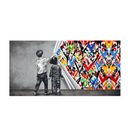 Children's Graffiti Wall Art Canvas