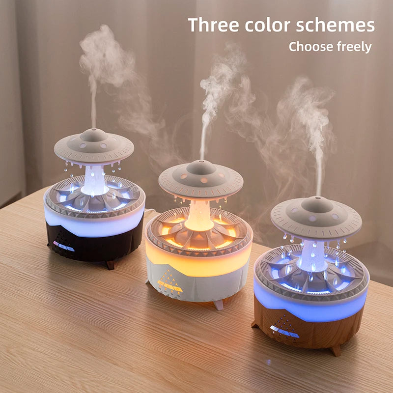 UFO Raindrop Humidifier Water Drop Air Humidifier USB Aromatherapy