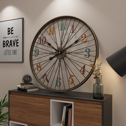 Large Metal retro style clock