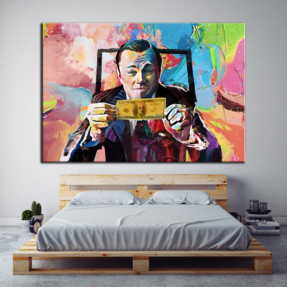 wolf of Wall Street  wall art canvas