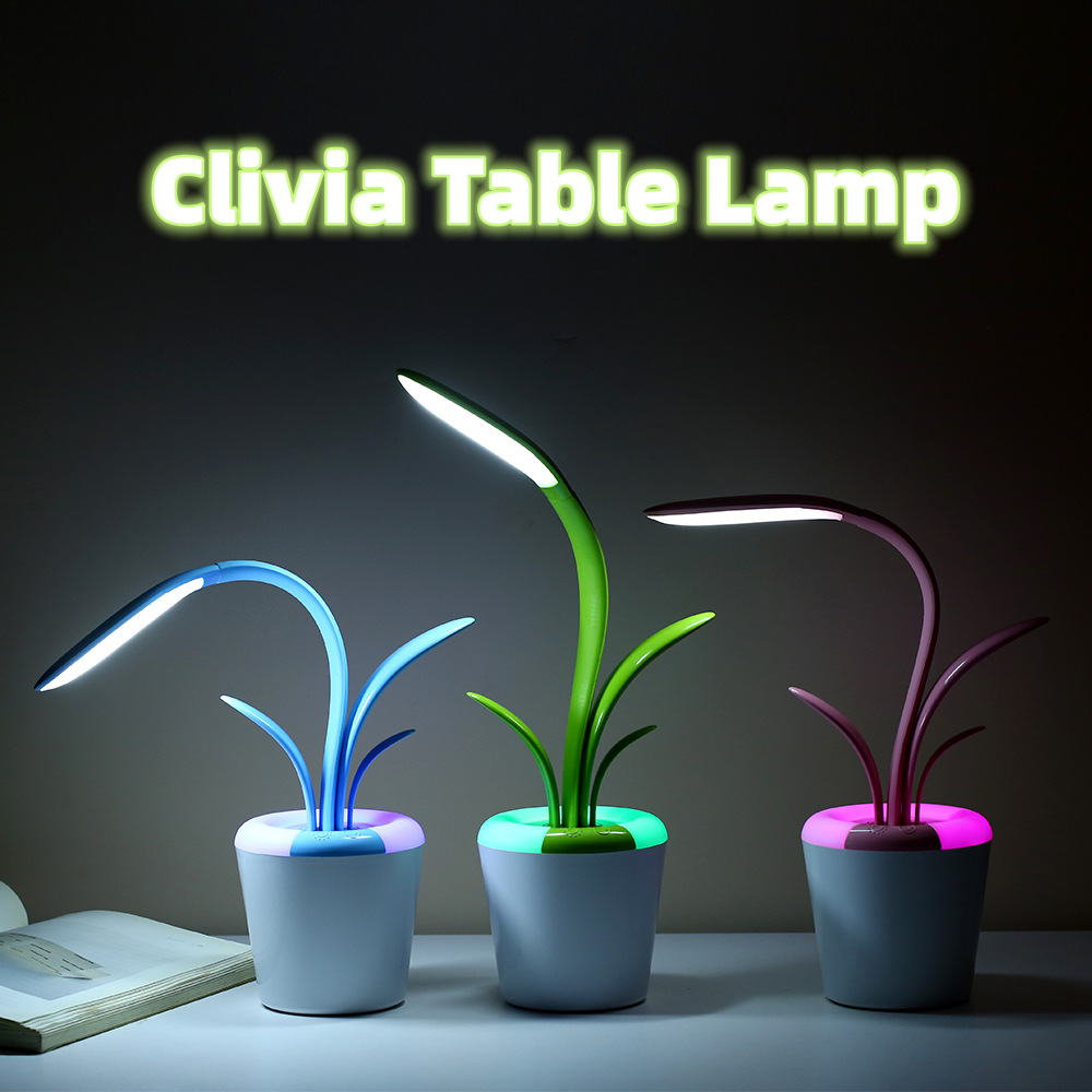 Modern Desk plant  Light  USB Eye Protection LED lamp