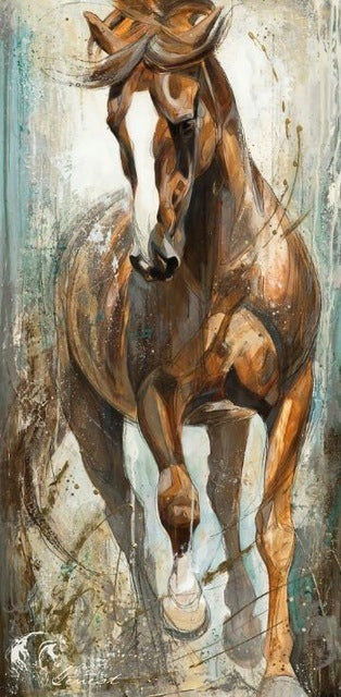 Horse Racing Oil Painting , canvas wall art