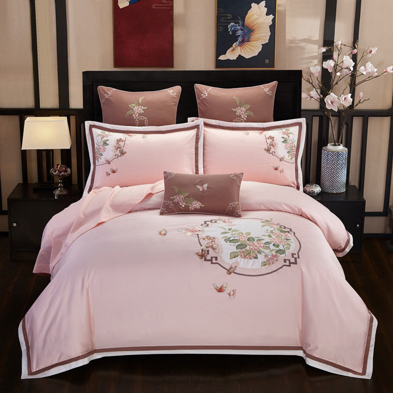 Chinese luxury style bedding