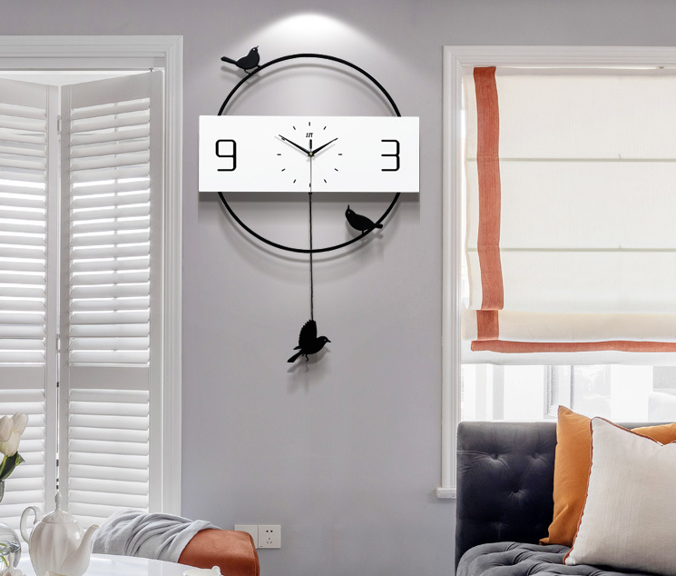 Birds Wall Clock Simple And Creative