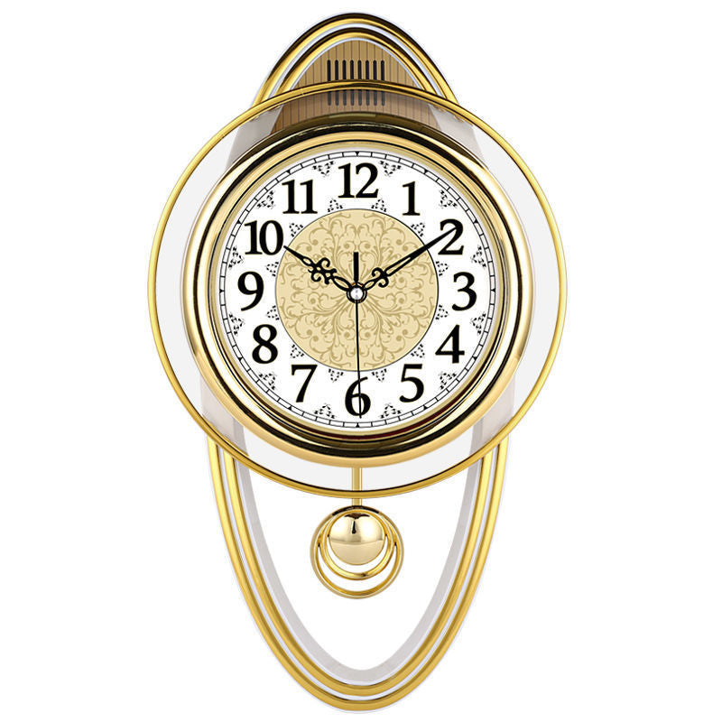 Vintage Swing  style Silent Wall Clock