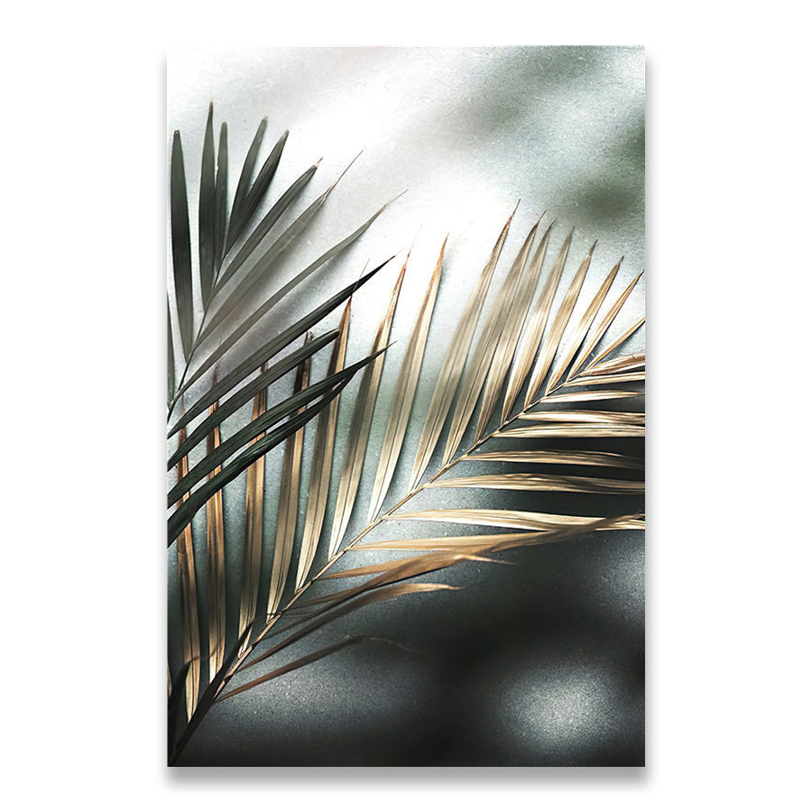 Golden Palm canvas wall art