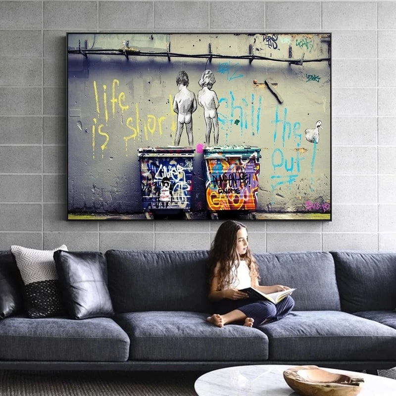 Canvas Painting Graffiti Street Art