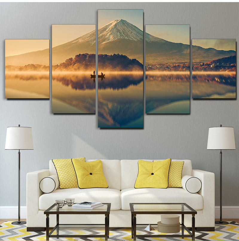 Lake View Mountain Landscape ,canvas wall art