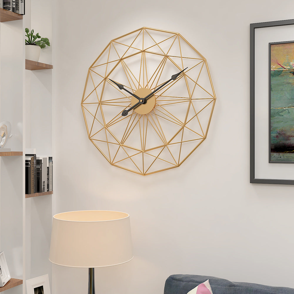 metal Retro style metal Wall Clock