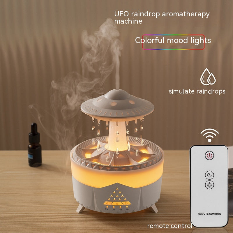 UFO Raindrop Humidifier Water Drop Air Humidifier USB Aromatherapy