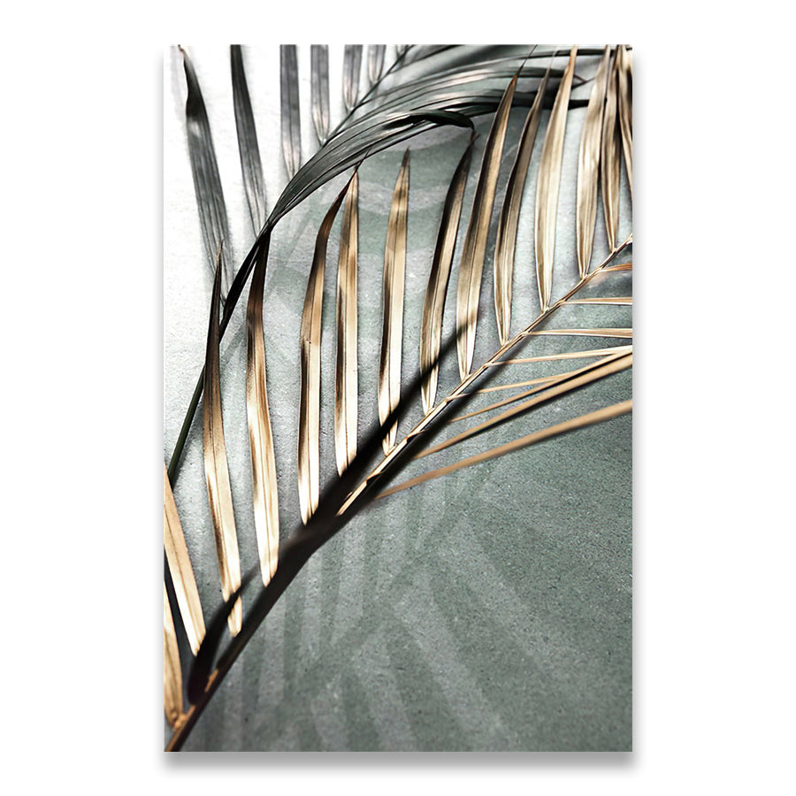 Golden Palm canvas wall art