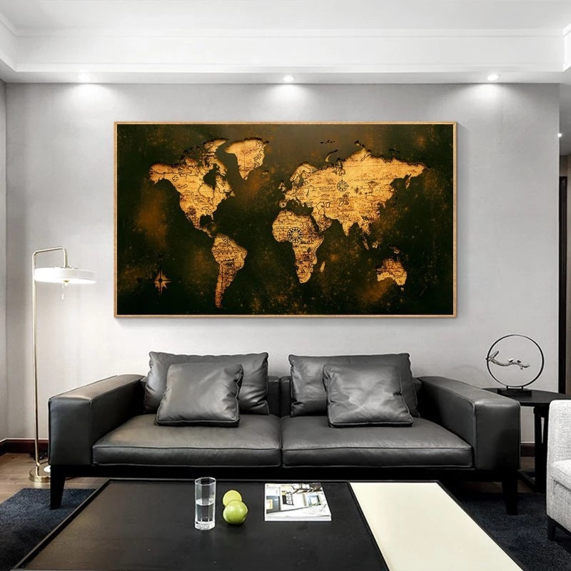 World Image canvas wall decor