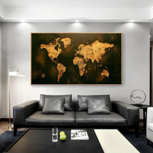 World Image canvas wall decor