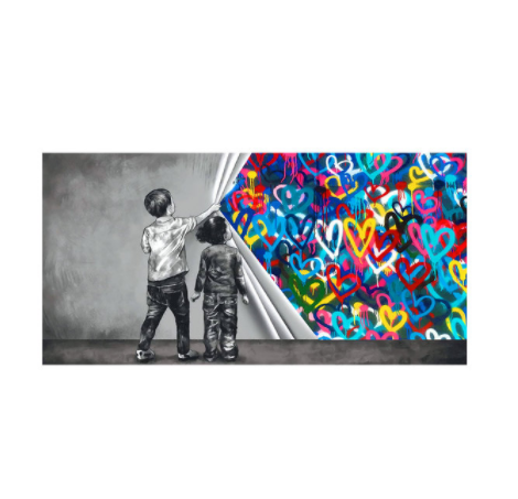 Children's Graffiti Wall Art Canvas