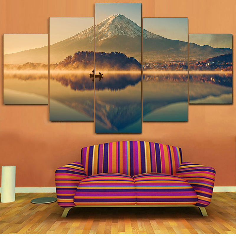 Lake View Mountain Landscape ,canvas wall art