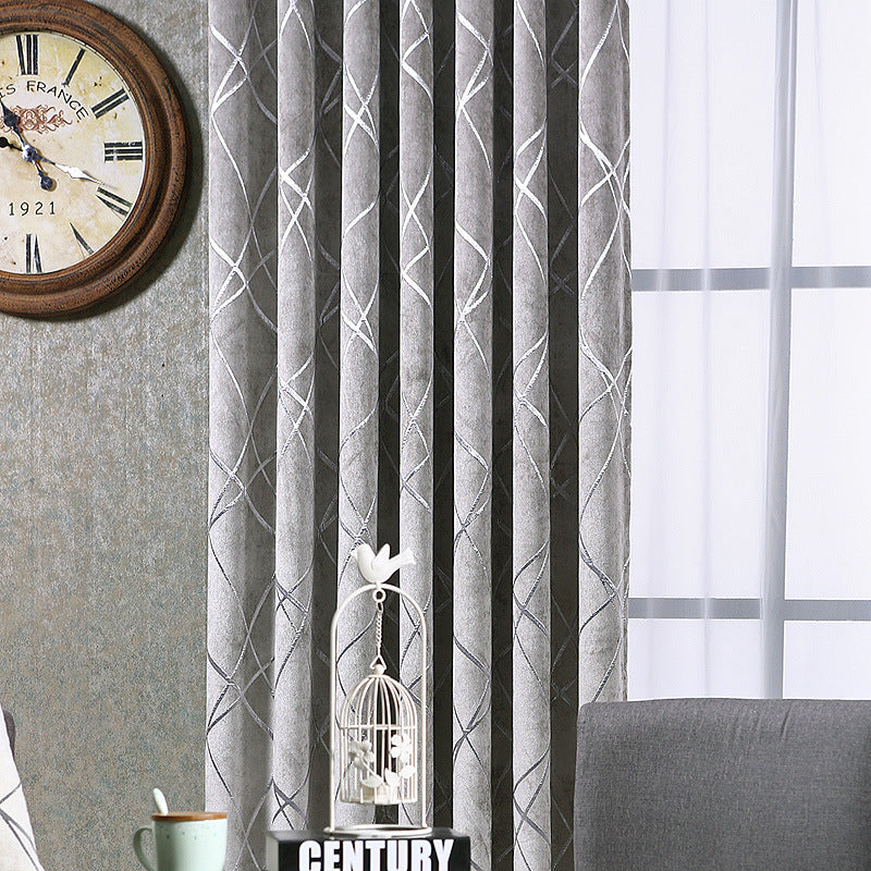 Modern Luxury Living Room Blackout Curtains