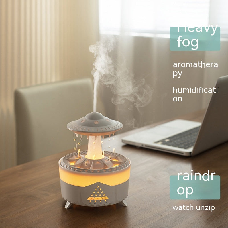 UFO Raindrop Humidifier Water Drop Air Humidifier USB Aromatherapy