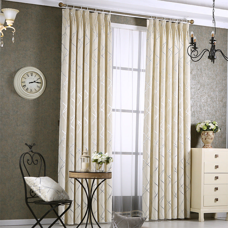 Modern Luxury Living Room Blackout Curtains