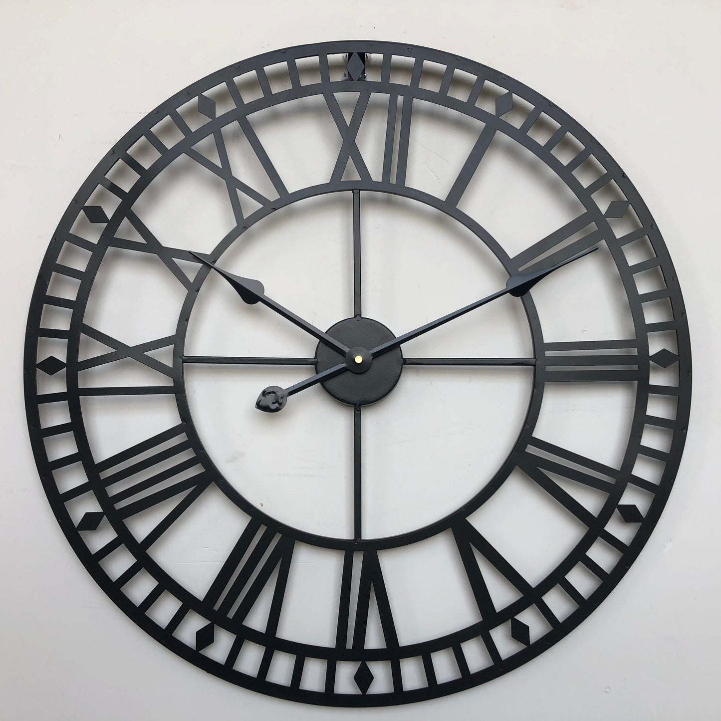 large metal Decorative Living Room Wall Clock Quartz Clock