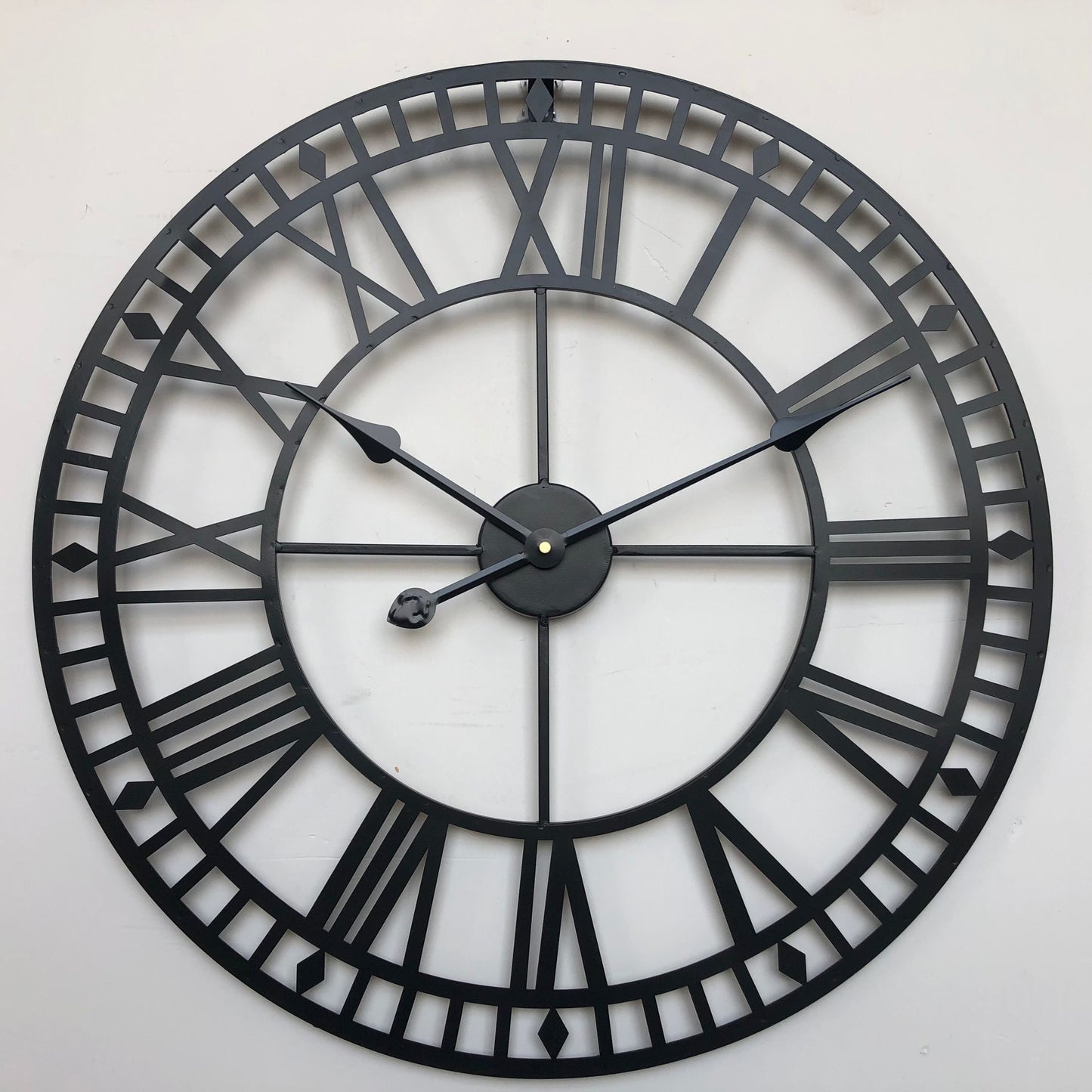 large metal Decorative Living Room Wall Clock Quartz Clock