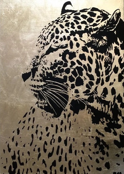 Abstract Leopard Canvas Painting Wall Art