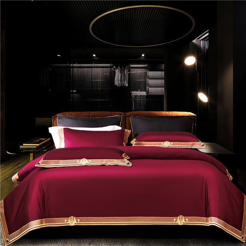 Pure Cotton Light Luxury bedding , bedroom design