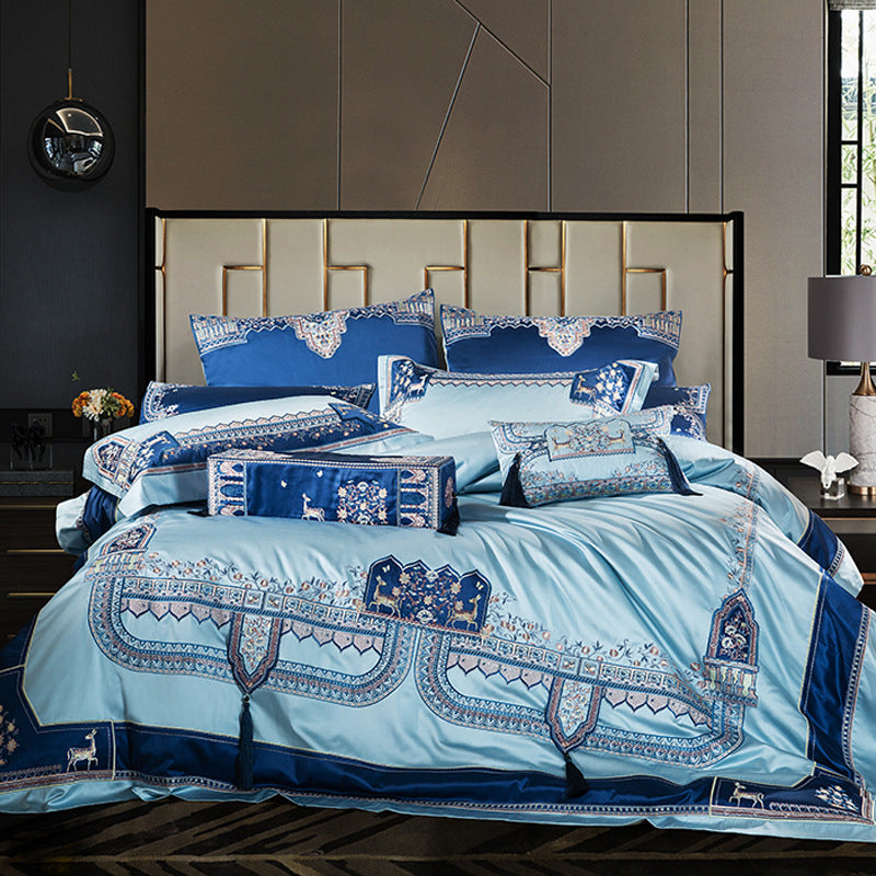 Luxury Villa Palace Style Long-staple Cotton Bedding